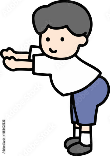 Arms forward raise