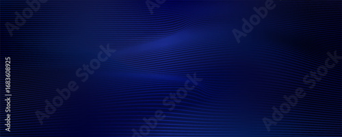 Premium background with diagonal dark blue lines pattern. Vector horizontal template for contemporary formal invitation, prestigious gift certificate, eps10