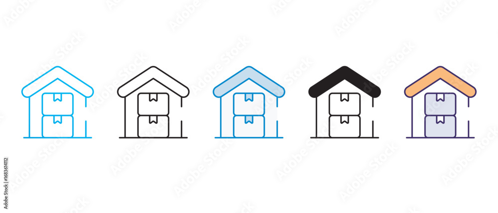 Fototapeta premium Limited Stock icon design with white background stock illustration