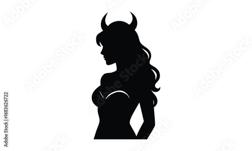 Sexy Devil Girl SVG