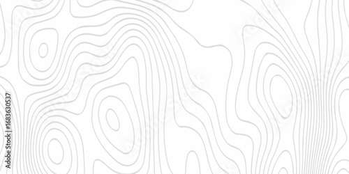 Contour abstract map relief land outline. Topographic map patterns. White wave paper curved reliefs abstract background. Background of the topography map. Abstract pattern with lines.	

