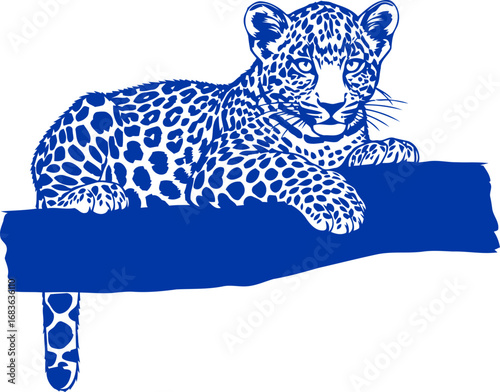 majestic young jaguar silhouette a symbol of untamed power, wild beauty, and amazonian majesty, isolated on transparent background