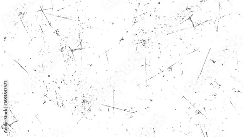 Abstract dust particle and grain texture on white grunge background. Vintage grunge paper texture with old worn distressed overlay effect. 