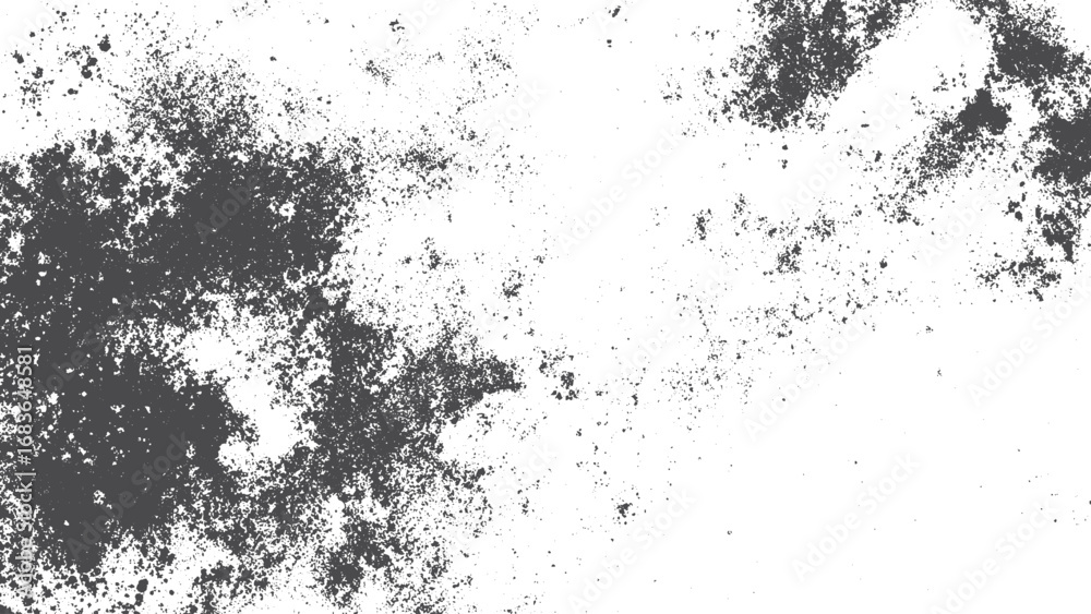 Obraz premium Distressed grunge backdrop with dust grain overlay isolated on white. Grunge texture background with scratched urban distressed effect. 