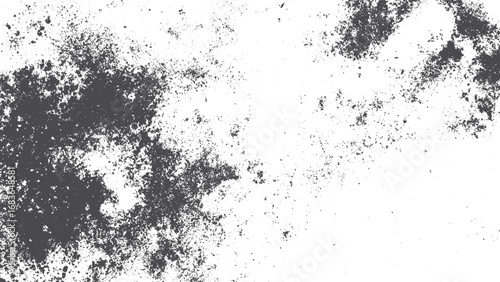 Distressed grunge backdrop with dust grain overlay isolated on white. Grunge texture background with scratched urban distressed effect. 