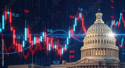 Economic Influence on the United States Capitol.
