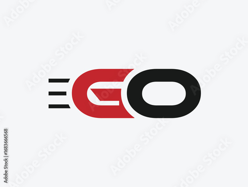 Go logo vector icon ,creative business go text logo design , professional aand unique Go letter 