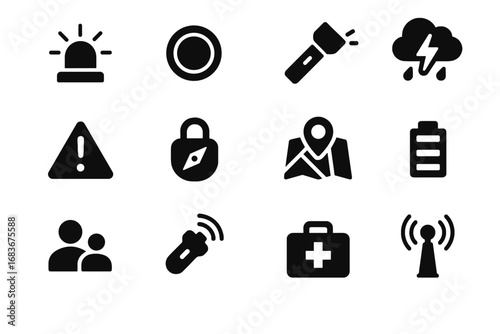 Sos feature saver rescue battery beacon safety icon icons weather first alert