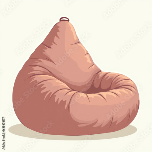 Cozy Beanbag Chair: a plush and inviting beanbag chair offers a perfect blend of comfort and relaxation