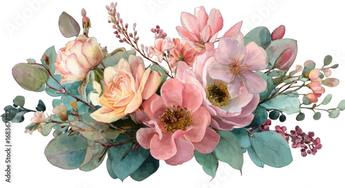 Delicate floral arrangement
