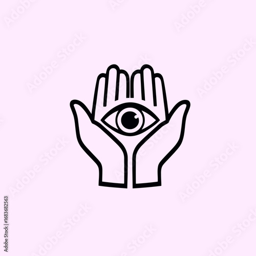 Vector human hands forming a heart shape, a powerful symbol of love and help