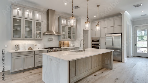 luxury kitchen interior with beautiful color texture