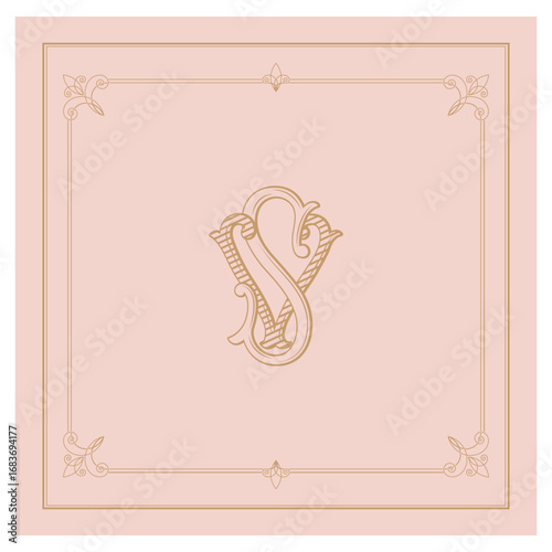 SV,VS, logo SV, Letter SV,  Monogram SV,Wedding Monogram, Wedding Logo, Logo Design , Monogram Vintage