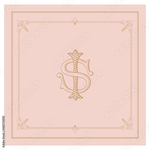 SI, IS, logo SI, Letter SI,  Monogram SI,Wedding Monogram, Wedding Logo, Logo Design , Monogram Vintage