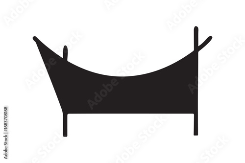 Shade net silhouette. (1)