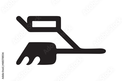 Windrow turner silhouette. (1)