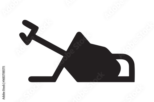 Compost turner silhouette. (1)