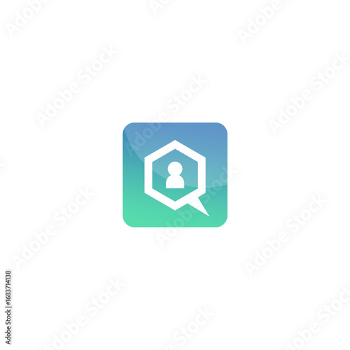 forum community icon logo design