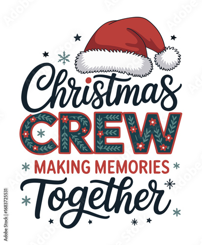 Christmas Crew Matching Family Design