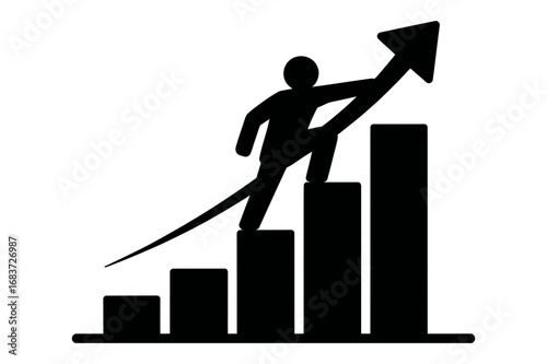 A graphic illustration featuring seven stylized black flame designs on a white backdrop image