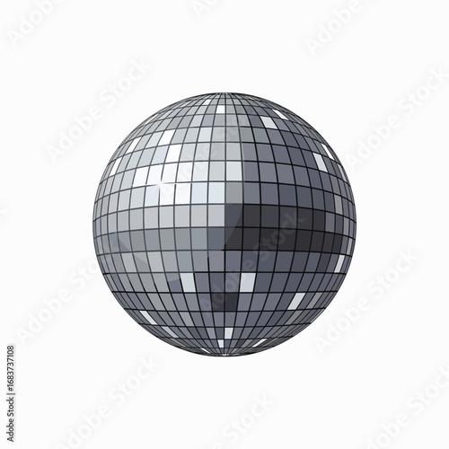 Sparkling Disco Ball Reflecting Light for a Party Atmosphere