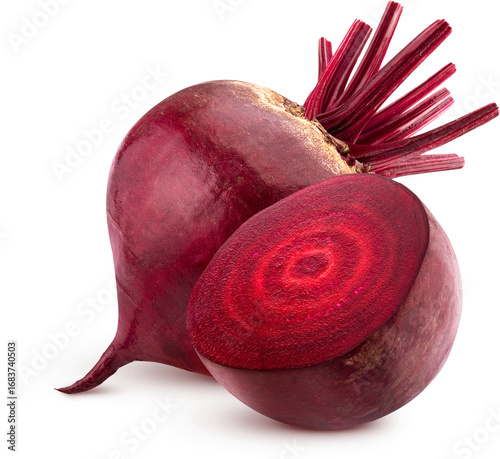 Cuadro en lienzo beetroot isolated on white background