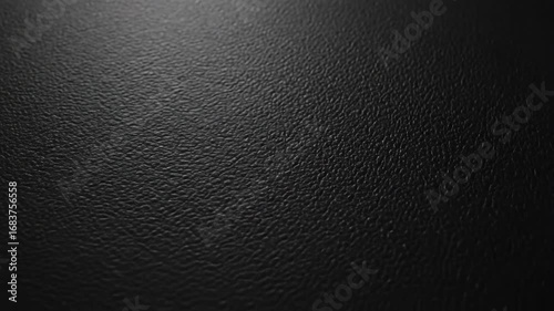 Wallpaper Mural Dark Leather Texture Background - Close-up shot of a dark black leather texture with subtle light reflection, providing ample copy space. Torontodigital.ca