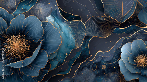 Abstract fractal patterns and shapes. Infinite universe..Mysterious psychedelic relaxation pattern. Dynamic flowing natural forms. Sacred geometry.Mystical spirals.