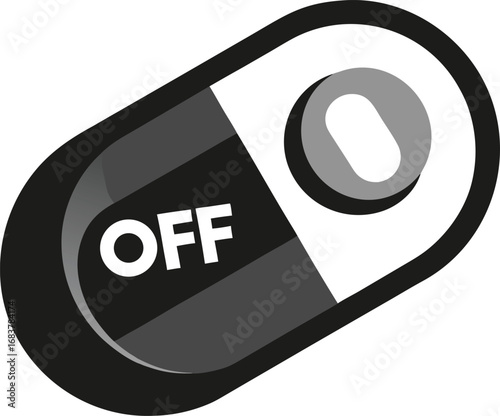 Off toggle switch icon