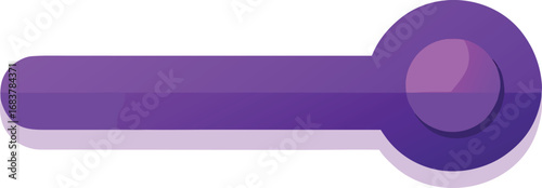 Purple toggle switch