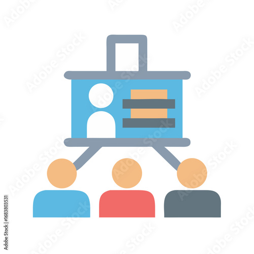 Organizational chart structure showing team leadership and hierarchy
