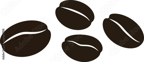 Rich roasted coffee beans aroma energy boost morning brew vector