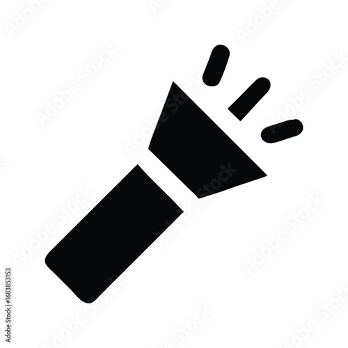 Toothpaste Tube with Cap Black Vector Silhouette Illustration