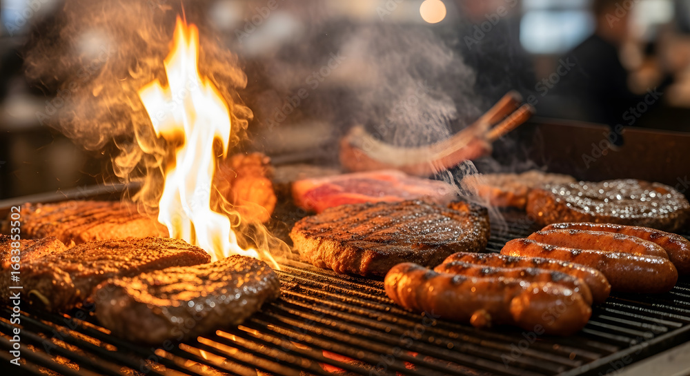 Naklejka premium Young people playing basketball, partial close-up of hands and ball, neutral court.