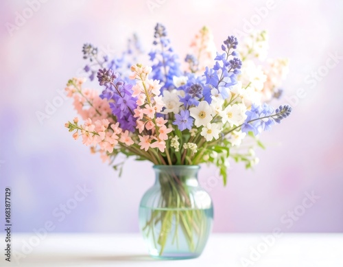 Wallpaper Mural Vibrant floral bouquet in a vase Torontodigital.ca