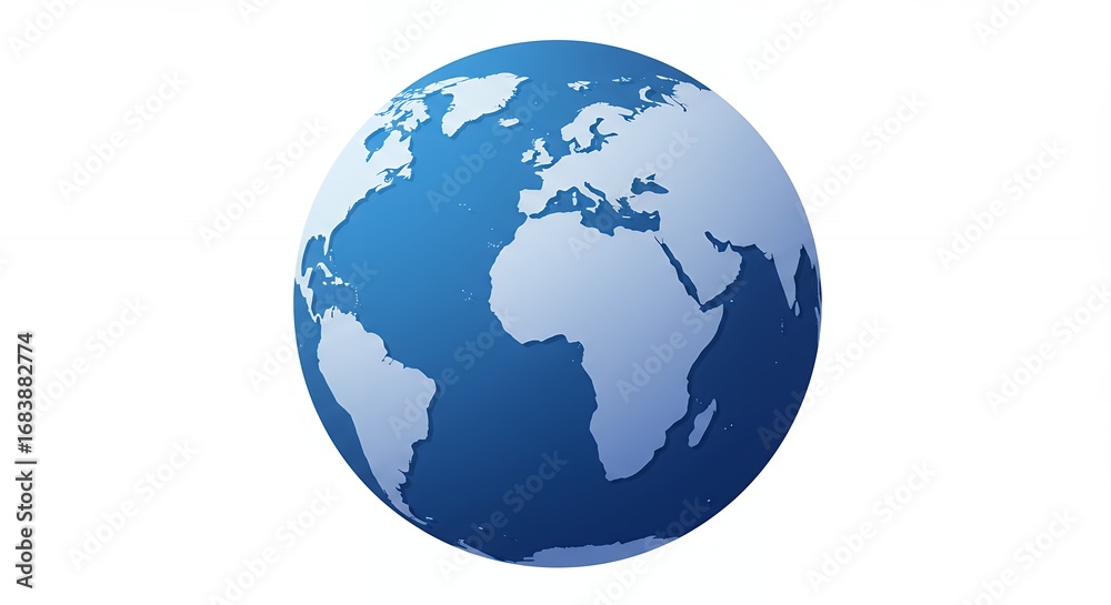 Fototapeta premium World globe graphic design