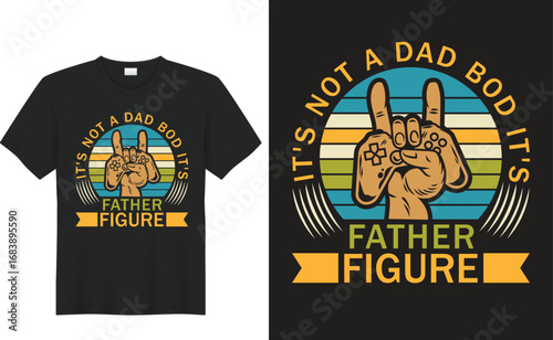 Stylish black cotton t-shirt design with a graphic print concept, perfect for a fashion apparel template