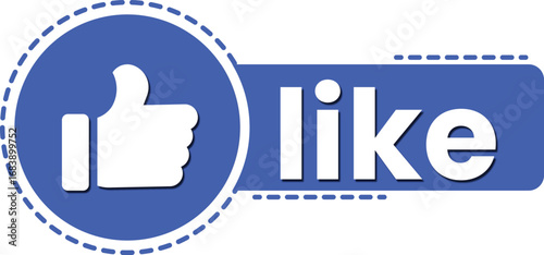 Like Icon Vector  Thumbs Up Social Media Symbol PNG JPG HD Free Download
