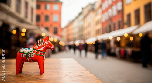 Swedish Dala Horse Souvenir in Market Street