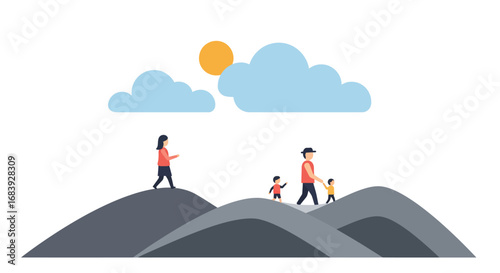 Pathways to Progress: Diverse Individual and Family Journeys