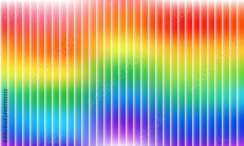 Rainbow gradient with vertical lines, creating a colorful and cheerful abstract background