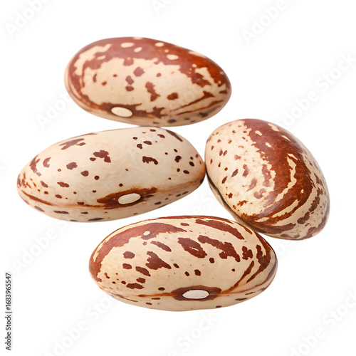 Goemon Mame Japanese Pinto Beans – Isolated on Transparent Background – PNG – GENERATIVE AI