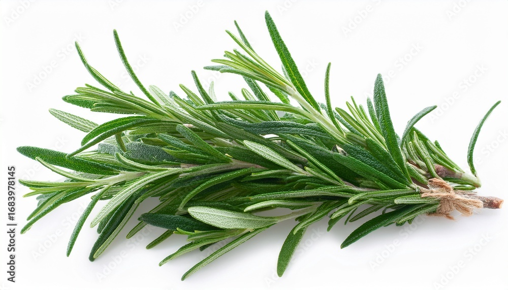 Fototapeta premium rosemary leaf herbal is spices isolated on alpha background