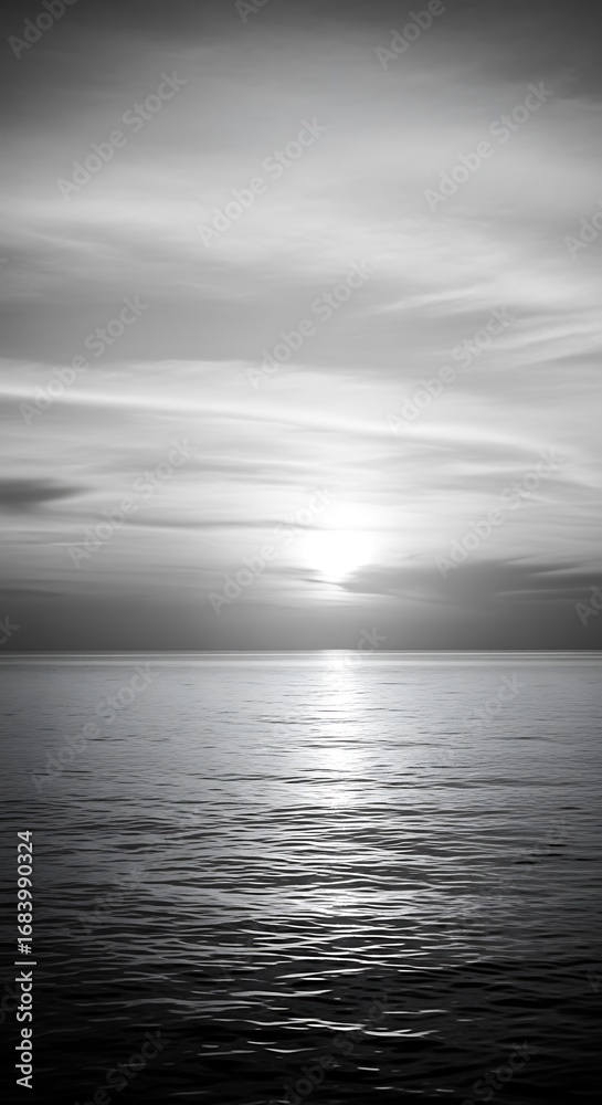 Fototapeta premium Serene Sunset Seascape.