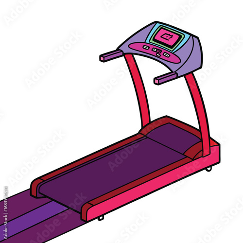 Colorful Treadmill For Exercise fitness workout