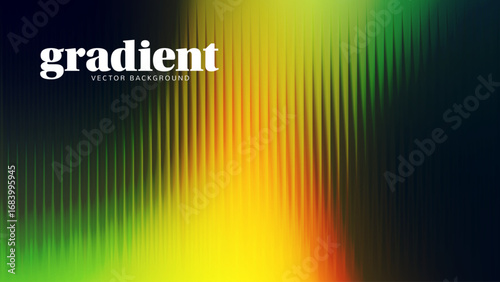 Ripple gradient background design. Modern distortion ripple glass texture effect. Abstract fractal effect ribbed glass texture with vibrant gradients smooth fluted horizontal vector bg