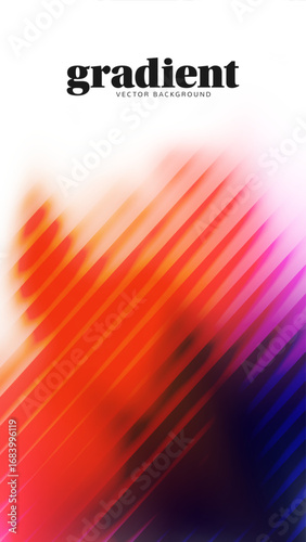 Ripple gradient background design. Modern distortion ripple glass texture effect. Abstract fractal effect ribbed glass texture with vibrant gradients smooth fluted vector bg