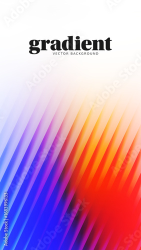 Ripple gradient background design. Modern distortion ripple glass texture effect. Abstract fractal effect ribbed glass texture with vibrant gradients smooth fluted vector bg