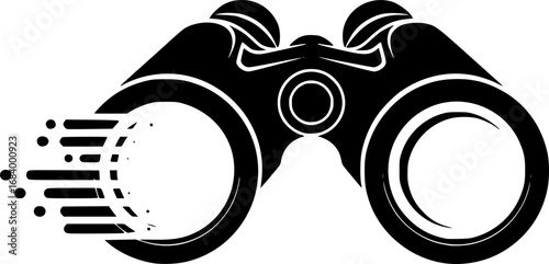 binocular icon vector illustration