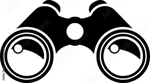 binocular icon vector illustration